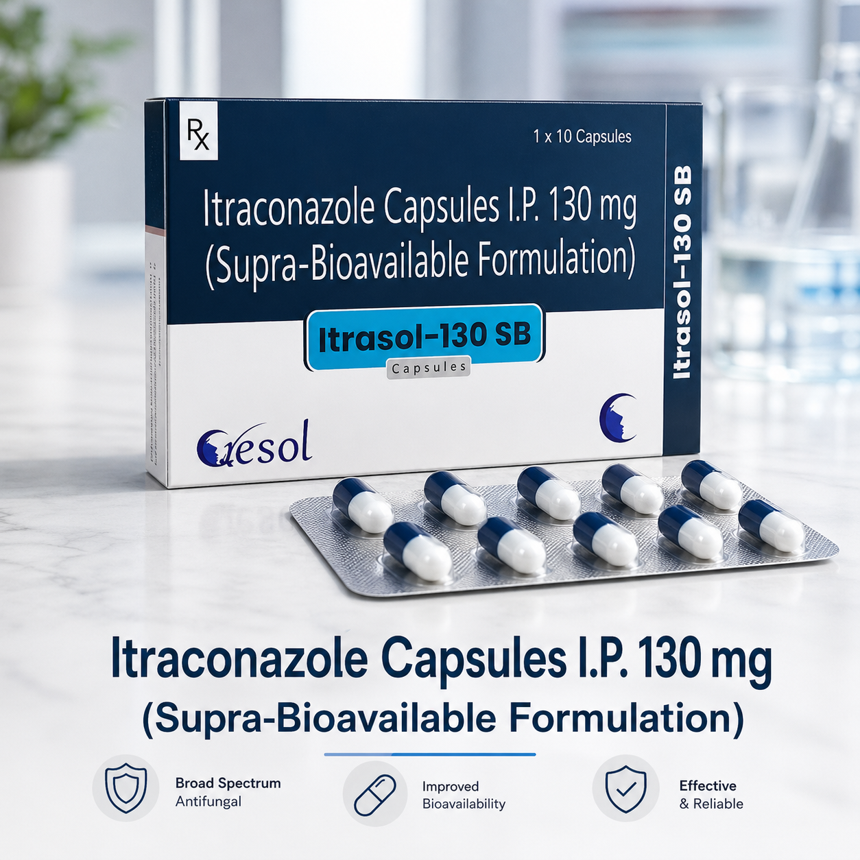 Itrasol 130 Capsules